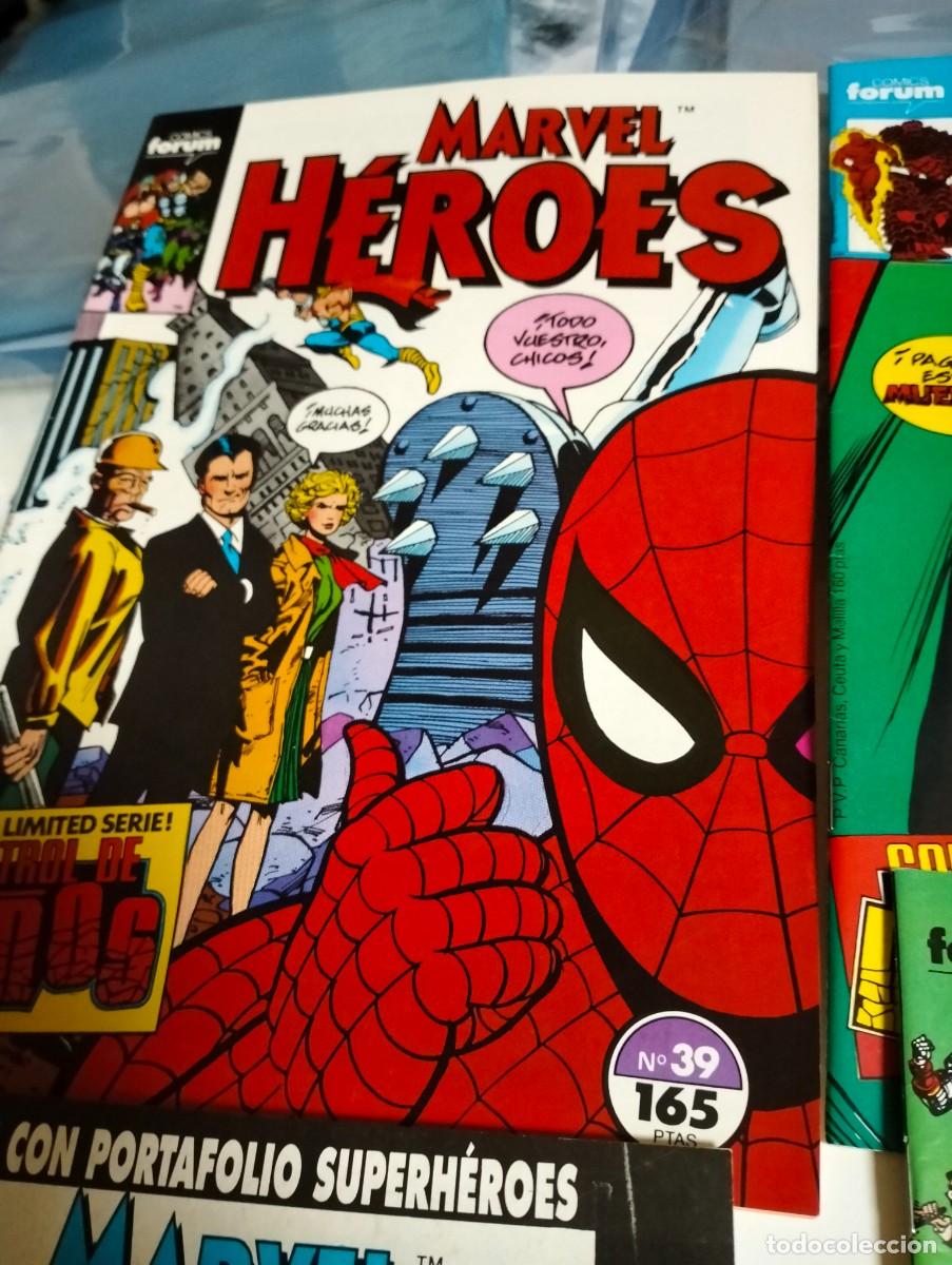 Tebeos: MARVEL H&Eacute;ROES # 39, 40, 41, 42... CONTROL DE DA&Ntilde;OS ( COMPLETA 4 N&Uacute;MEROS) FORUM - Foto 2