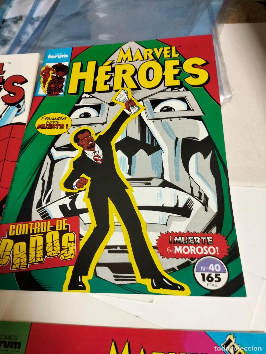 Tebeos: MARVEL H&Eacute;ROES # 39, 40, 41, 42... CONTROL DE DA&Ntilde;OS ( COMPLETA 4 N&Uacute;MEROS) FORUM - Foto 3