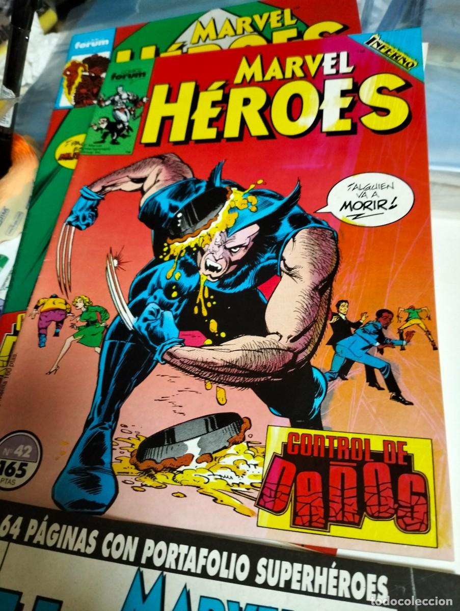 Tebeos: MARVEL H&Eacute;ROES # 39, 40, 41, 42... CONTROL DE DA&Ntilde;OS ( COMPLETA 4 N&Uacute;MEROS) FORUM - Foto 4