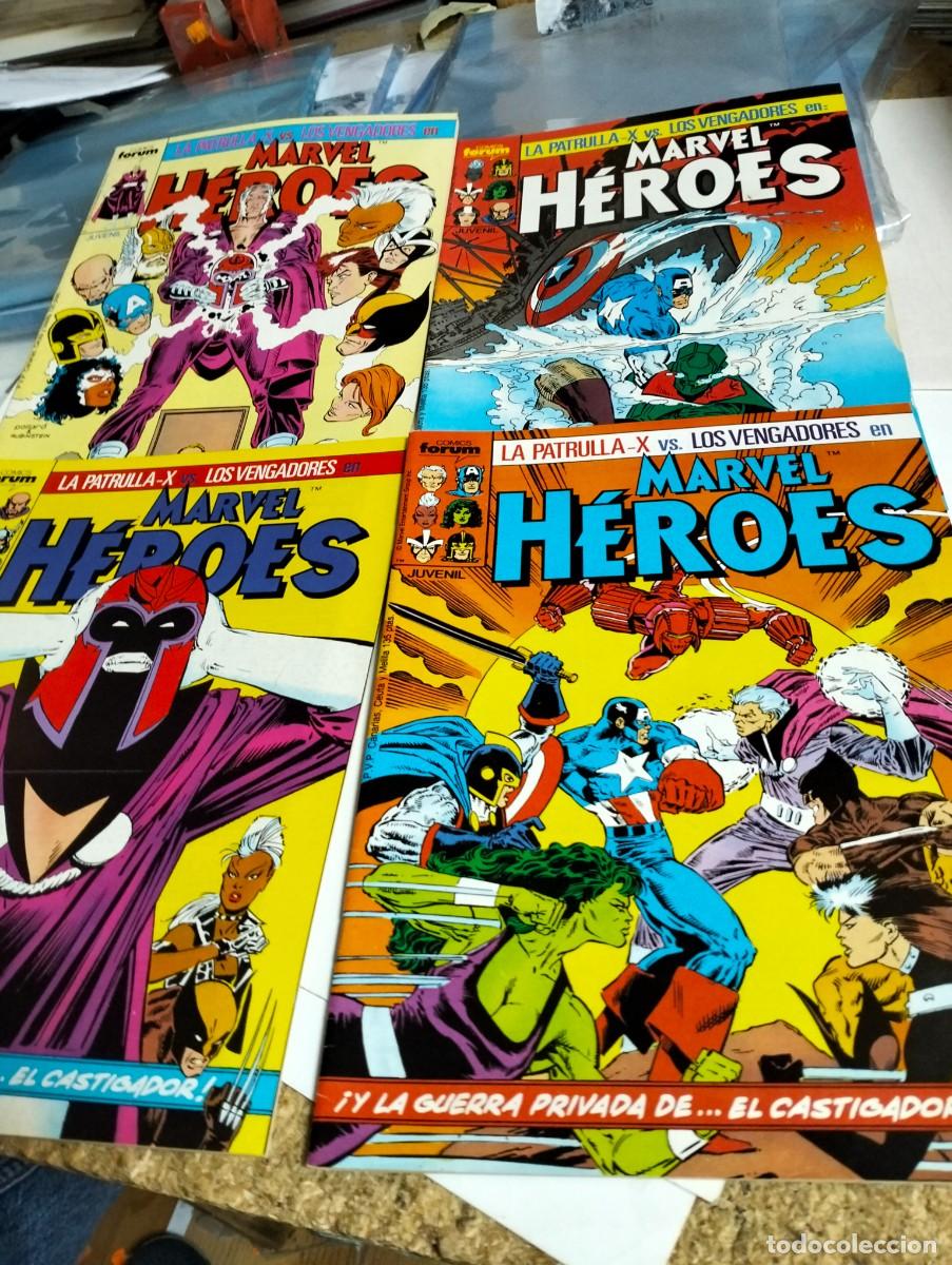 Tebeos: MARVEL H&Eacute;ROES # 7, 8, 9, 10, ... LONGSHOT ( SAGA COMPLETA 4 N&Uacute;MEROS) FORUM
