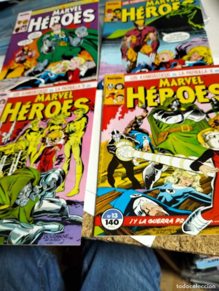 Tebeos: MARVEL H&Eacute;ROES # 11, 12, 13, 14, Los 4 FANT&Aacute;STICOS vs PATRULLA - X ( SAGA COMPLETA 4 N&Uacute;MEROS) FORUM