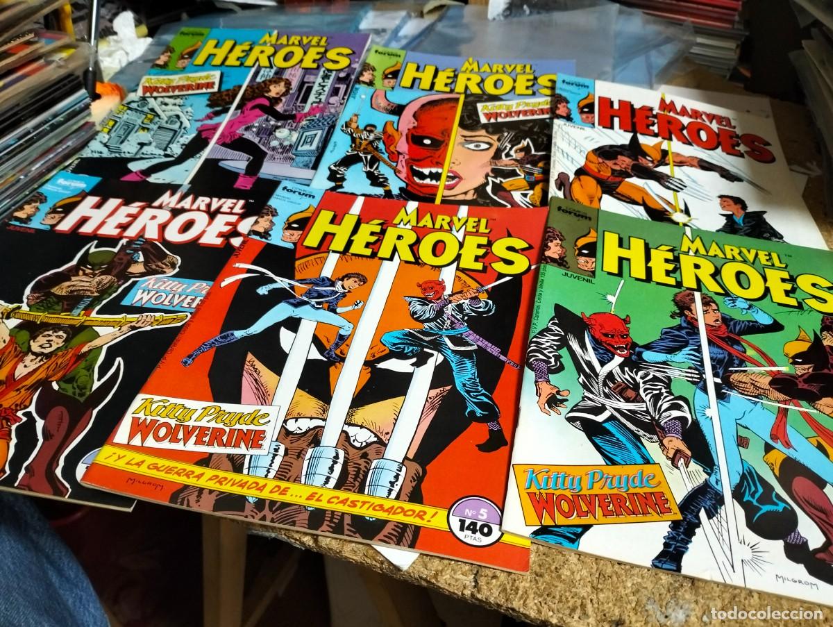 Tebeos: MARVEL H&Eacute;ROES # 1 , 2, 3, 4, 5, 6 : KITTY PRYDE / WOLVERINE ( SAGA COMPLETA 6 N&Uacute;MEROS) FORUM