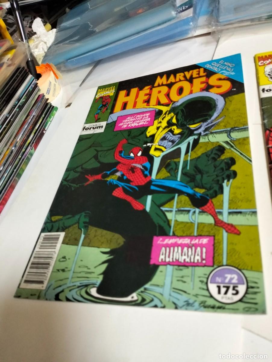 Tebeos: MARVEL H&Eacute;ROES # 72 y 78 ( LOTE 2 N&Uacute;MEROS) FORUM - Foto 2