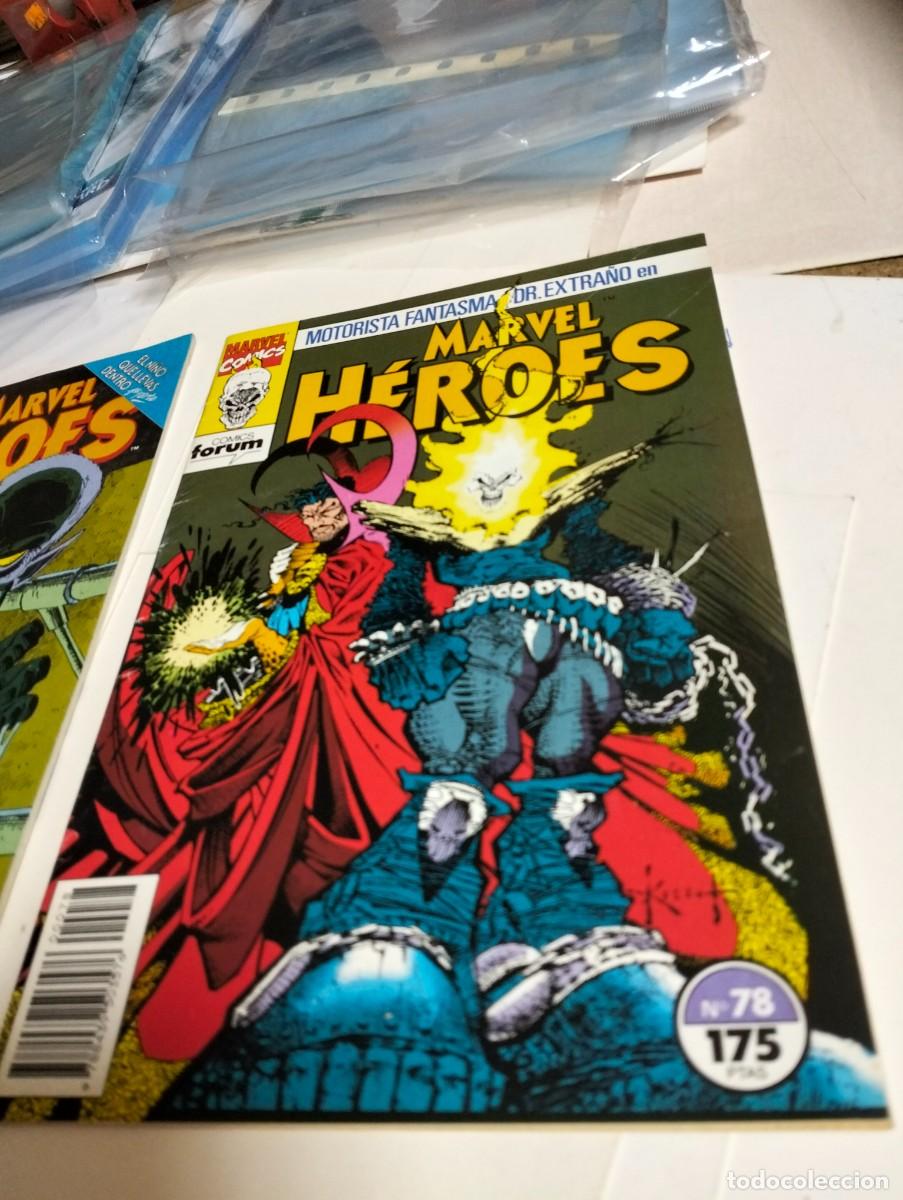 Tebeos: MARVEL H&Eacute;ROES # 72 y 78 ( LOTE 2 N&Uacute;MEROS) FORUM - Foto 3