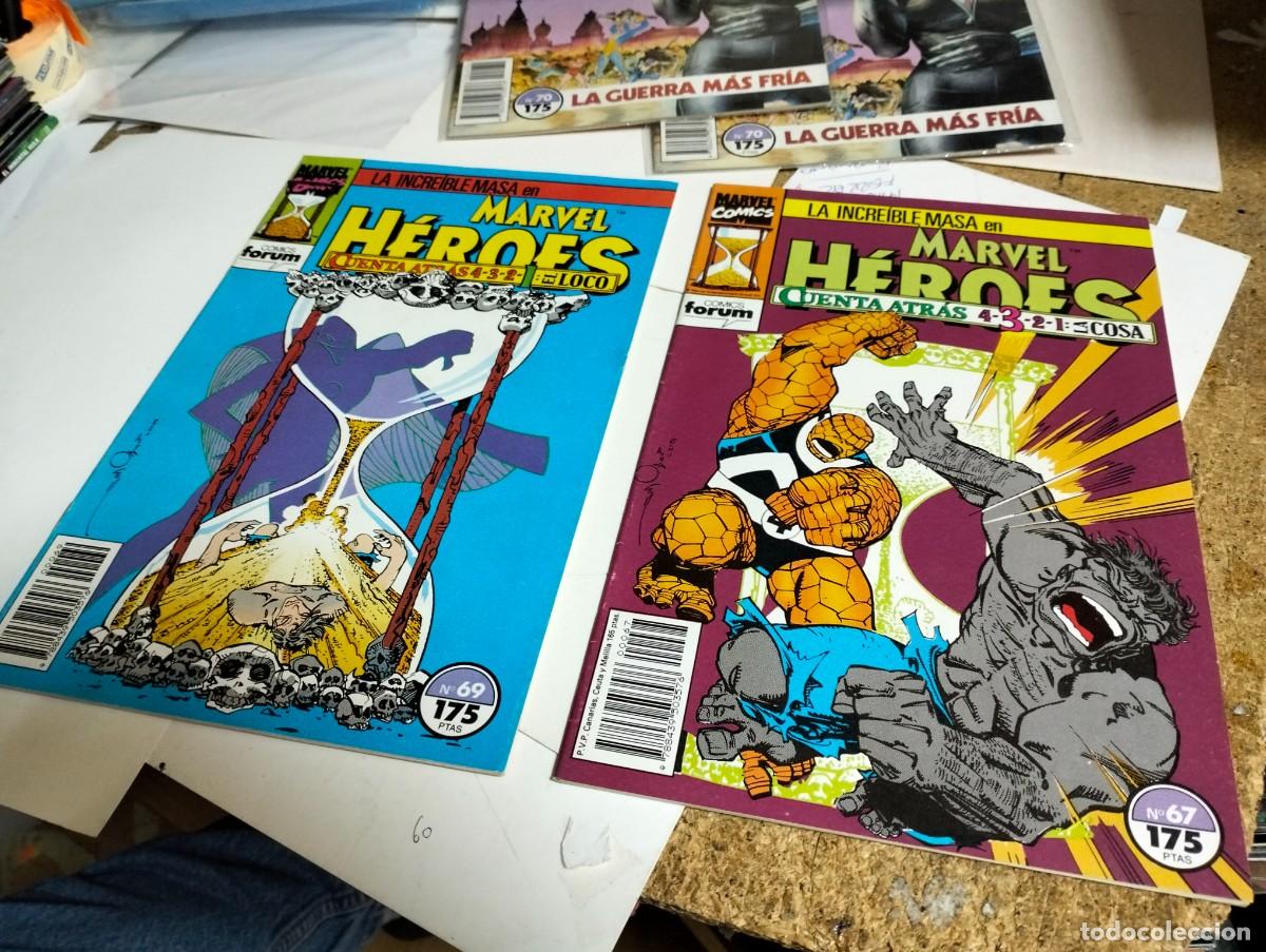 Tebeos: MARVEL H&Eacute;ROES # 67 y 69 ( LOTE 2 N&Uacute;MEROS) FORUM