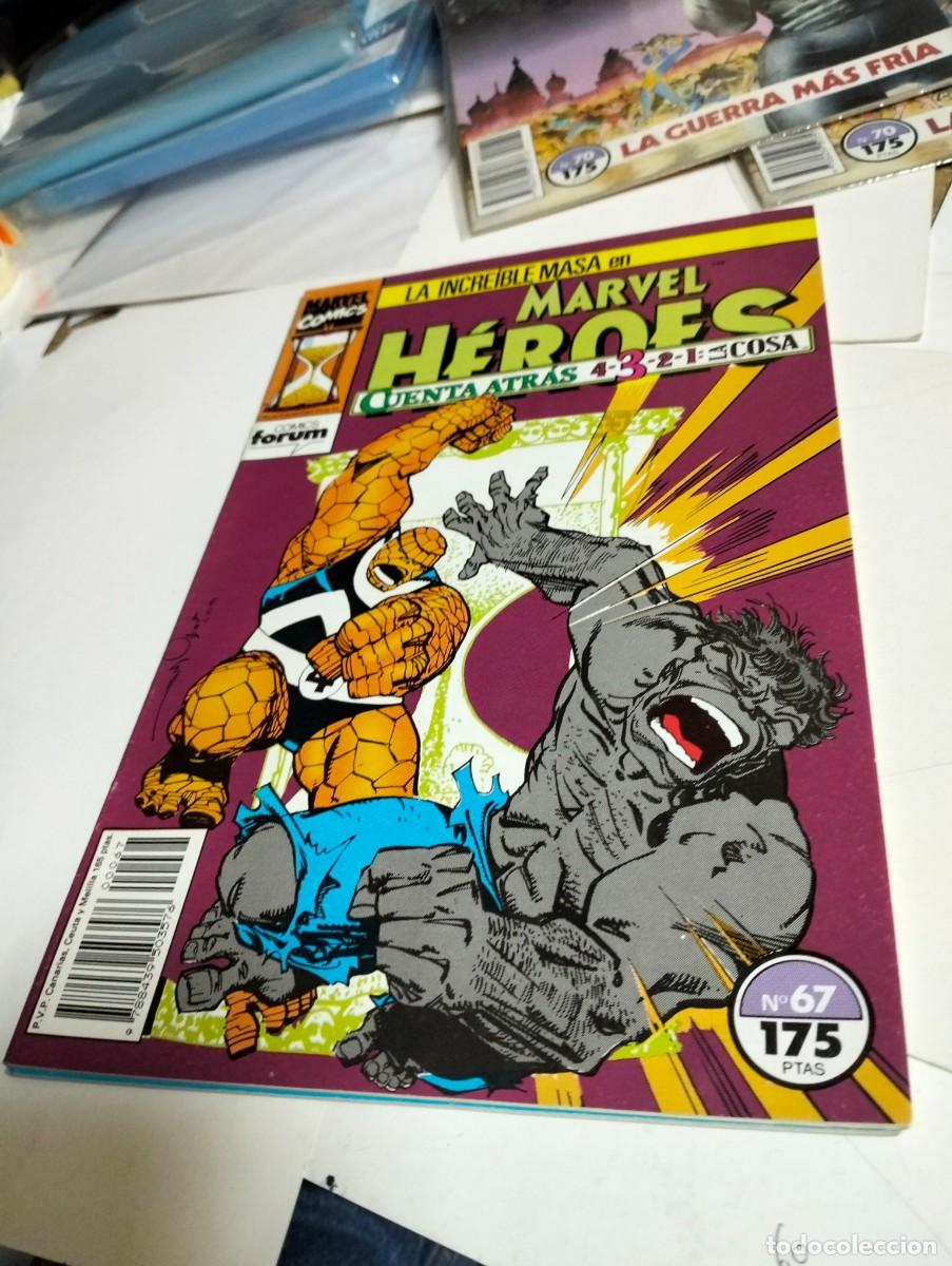 Tebeos: MARVEL H&Eacute;ROES # 67 y 69 ( LOTE 2 N&Uacute;MEROS) FORUM - Foto 2