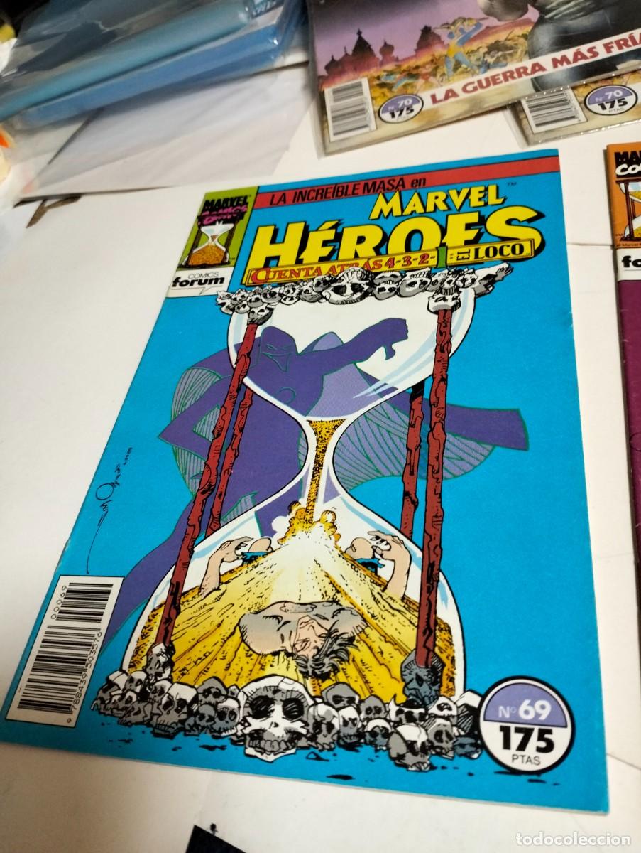 Tebeos: MARVEL H&Eacute;ROES # 67 y 69 ( LOTE 2 N&Uacute;MEROS) FORUM - Foto 3