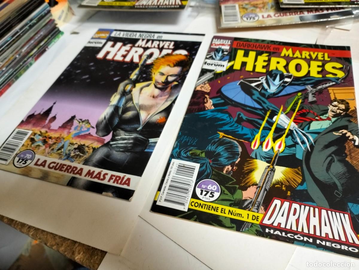Tebeos: MARVEL H&Eacute;ROES # 60 y 70 ( LOTE 2. N&Uacute;MEROS) FORUM - Foto 1