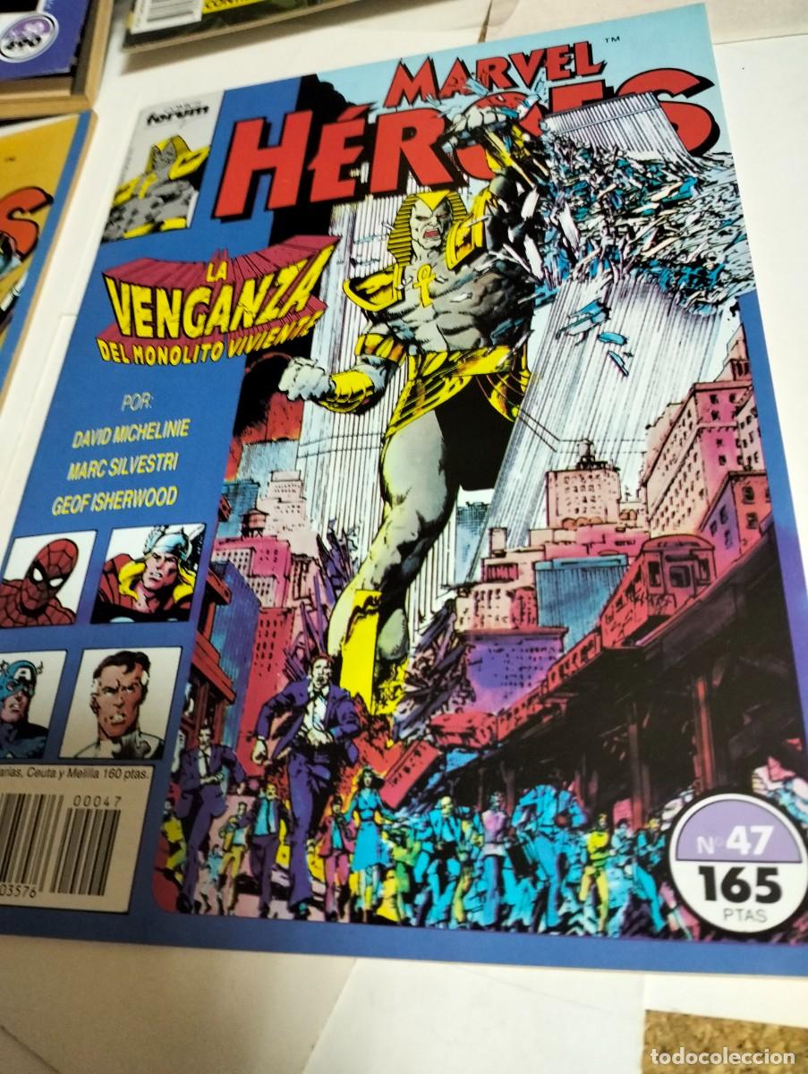 Tebeos: MARVEL H&Eacute;ROES # 47 y 48 ( LOTE 2. N&Uacute;MEROS) FORUM - Foto 3