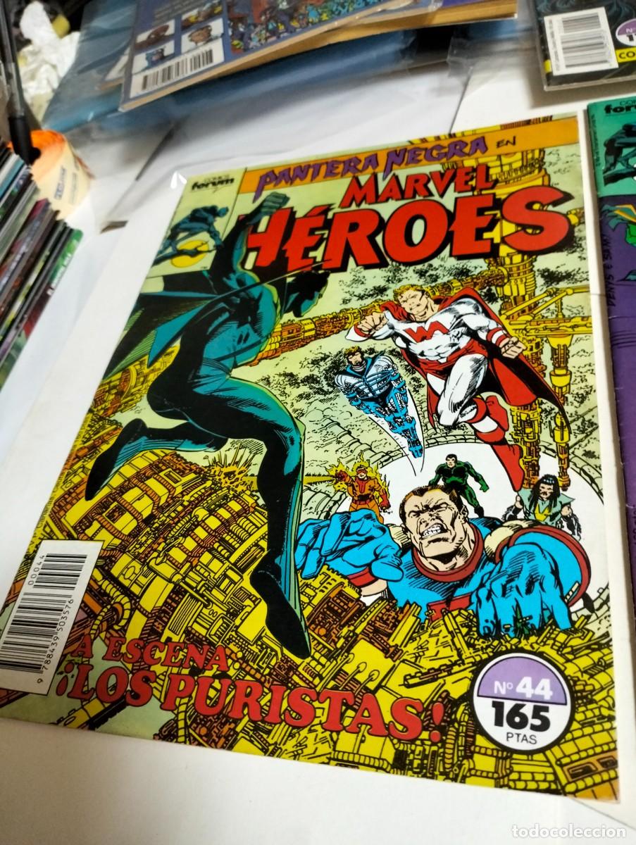 Tebeos: MARVEL H&Eacute;ROES # 44 y 46 ( LOTE 2. N&Uacute;MEROS) FORUM - Foto 2