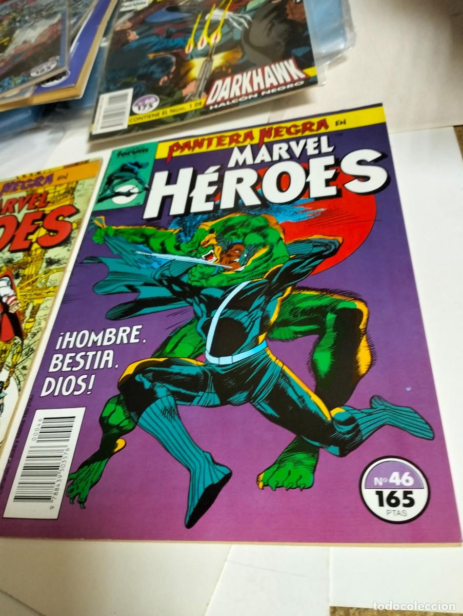 Tebeos: MARVEL H&Eacute;ROES # 44 y 46 ( LOTE 2. N&Uacute;MEROS) FORUM - Foto 3