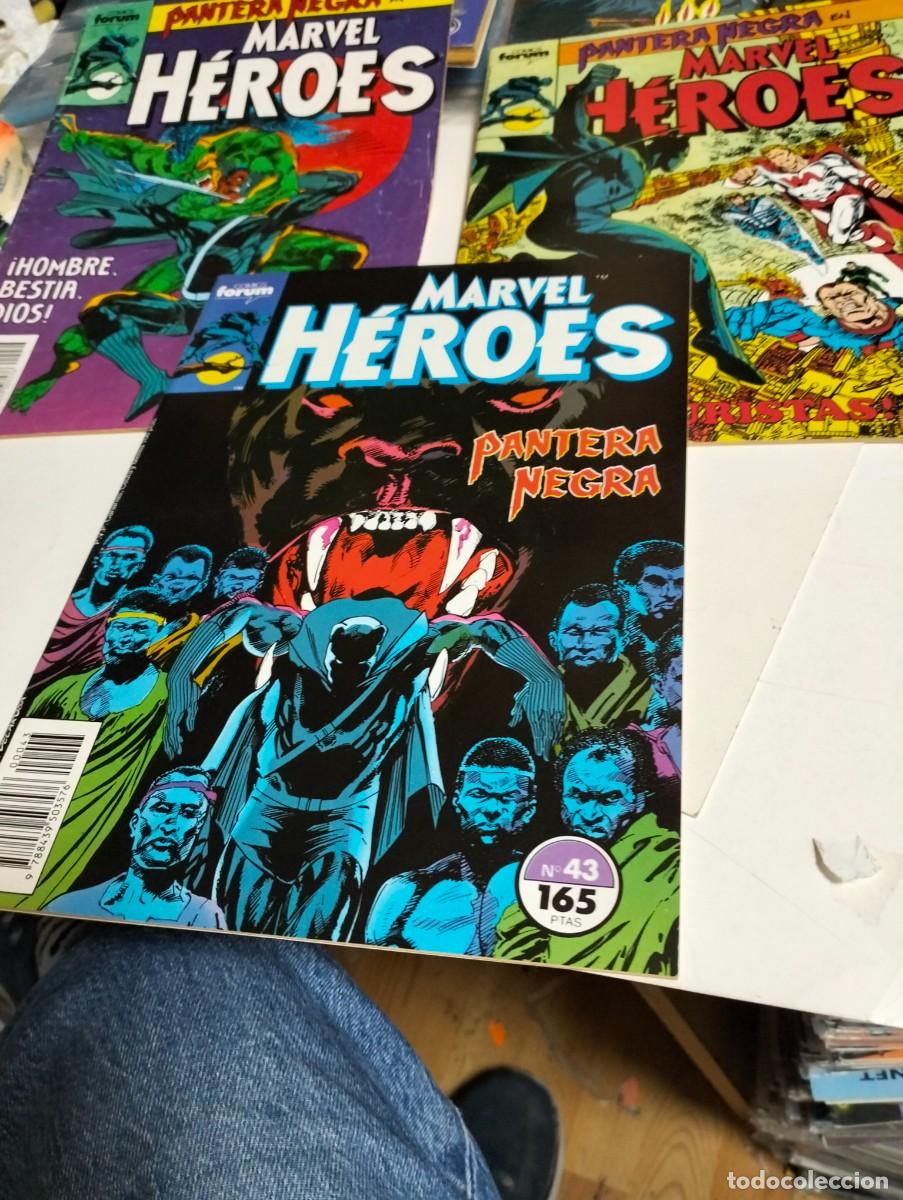 Tebeos: MARVEL H&Eacute;ROES # 43, 44 y 46 ( LOTE 3. N&Uacute;MEROS) FORUM