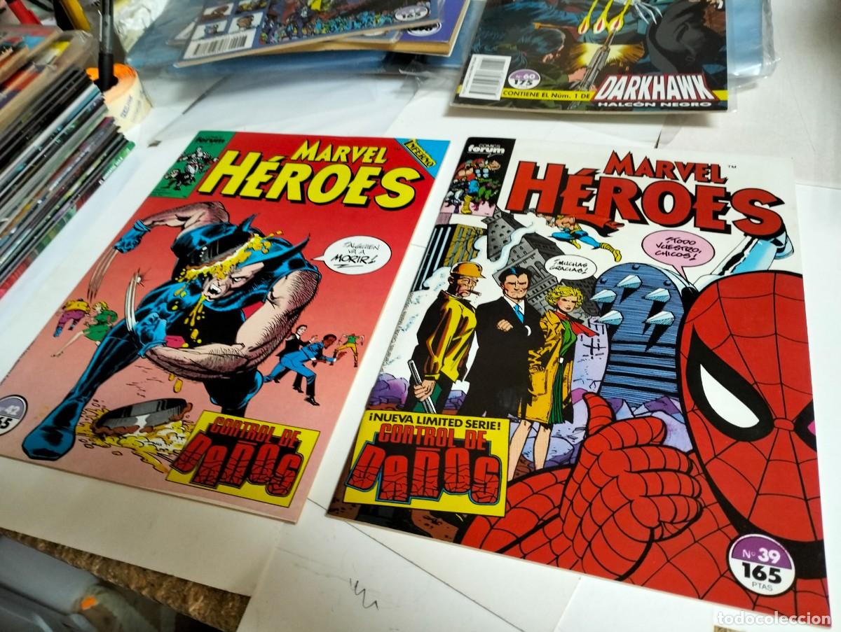 Tebeos: MARVEL H&Eacute;ROES # 39 y 42 ( LOTE 2 N&Uacute;MEROS) FORUM - Foto 1