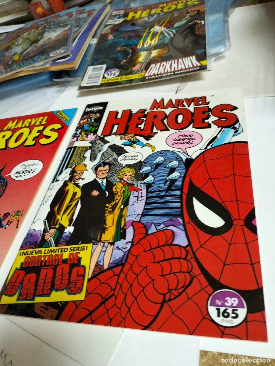 Tebeos: MARVEL H&Eacute;ROES # 39 y 42 ( LOTE 2 N&Uacute;MEROS) FORUM - Foto 2