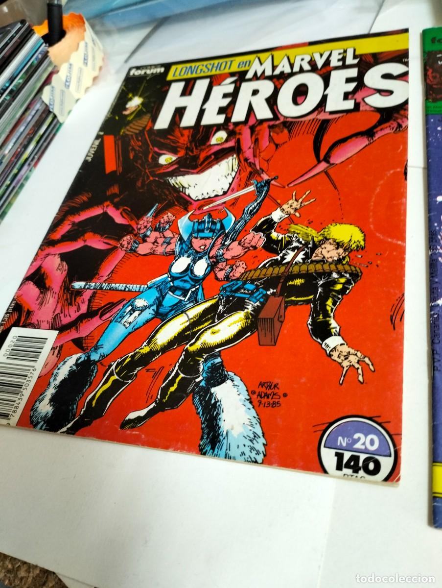 Tebeos: MARVEL H&Eacute;ROES # 19 y 20 ( LOTE 2 N&Uacute;MEROS) FORUM - Foto 2