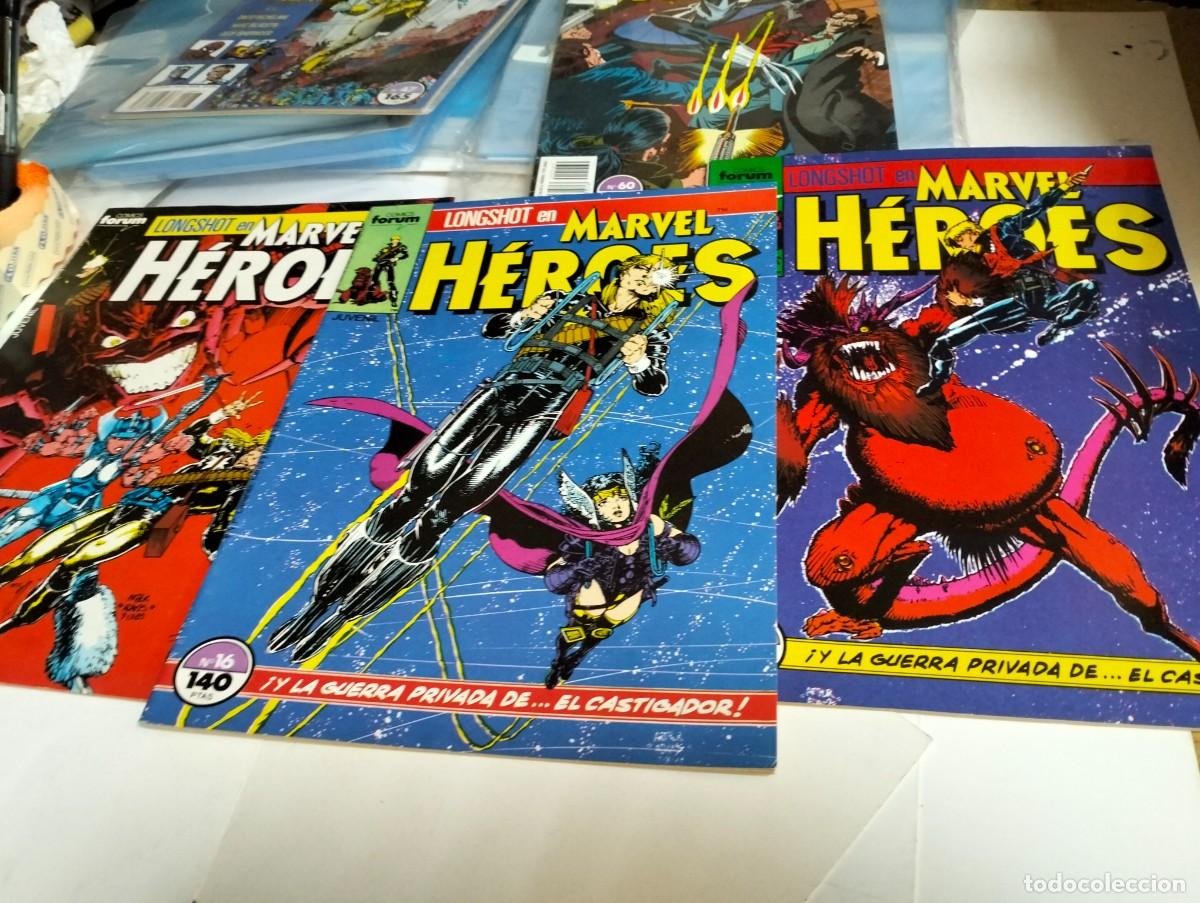 Tebeos: MARVEL H&Eacute;ROES # 16, 19 y 20 ( LOTE 3 N&Uacute;MEROS) FORUM - Foto 1