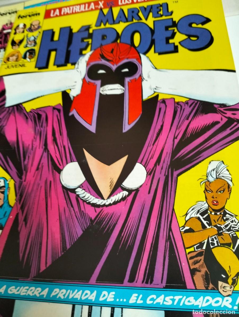 Tebeos: MARVEL H&Eacute;ROES # 8, 10 y 14 ( LOTE 3 N&Uacute;MEROS) FORUM - Foto 3