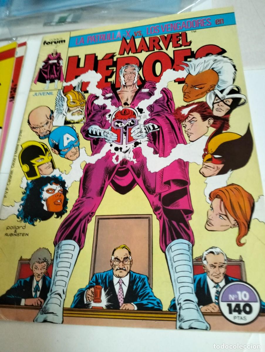 Tebeos: MARVEL H&Eacute;ROES # 8, 10 y 14 ( LOTE 3 N&Uacute;MEROS) FORUM - Foto 5