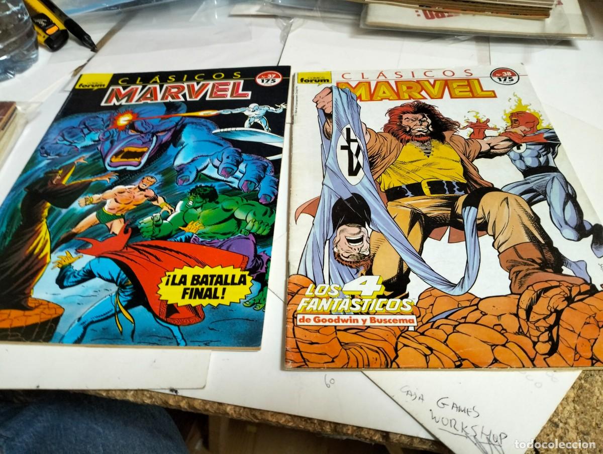 Tebeos: CL&Aacute;SICOS MARVEL # 37 y 38 ( lote 2 n&uacute;meros)....FORUM - Foto 1