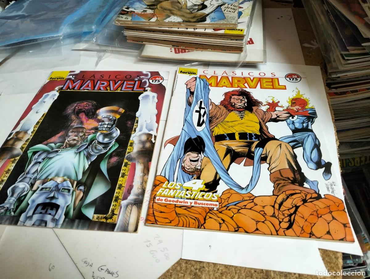 Tebeos: CL&Aacute;SICOS MARVEL # 38 y 40 ( lote 2 n&uacute;meros)....FORUM