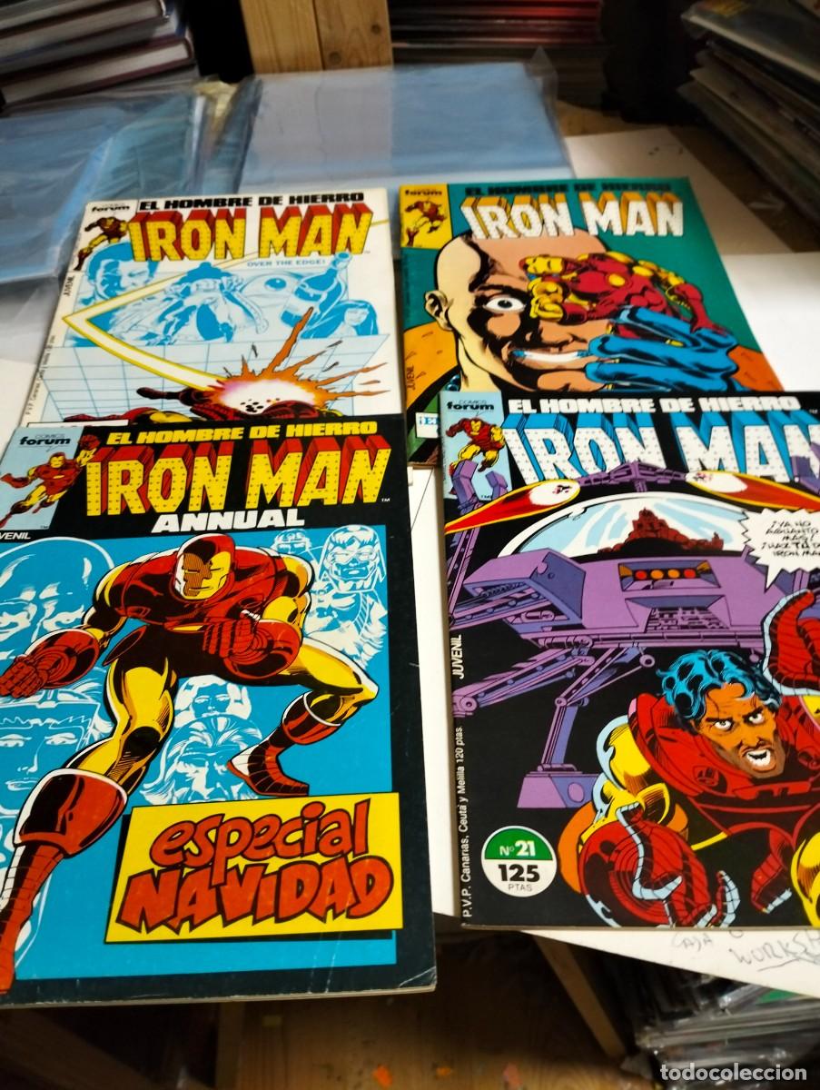 Tebeos: IRON MAN #. 19, 20, 21 ,22, ( LOTE DE 4 NUMEROS ) FORUM A&Ntilde;O 1983