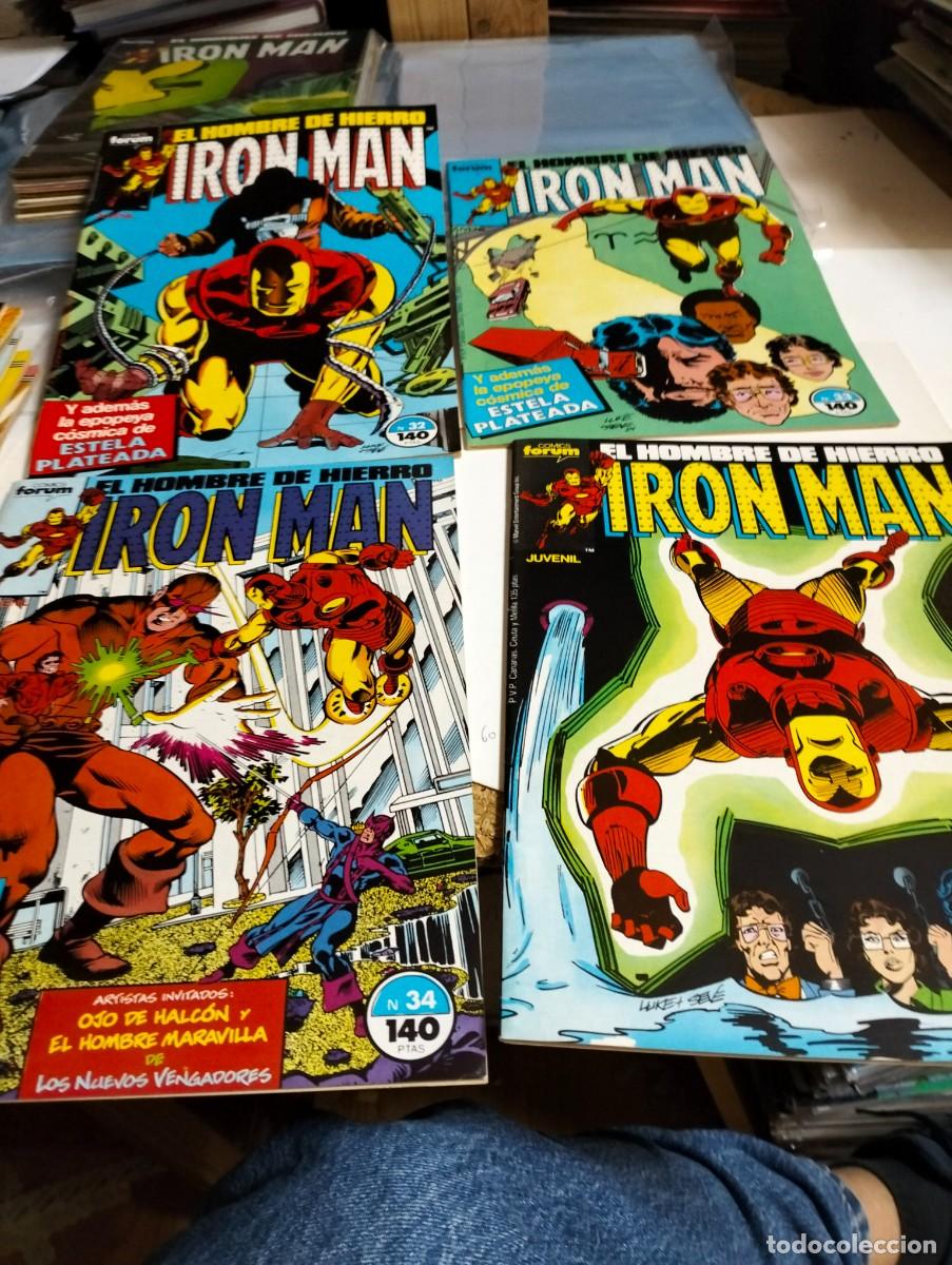 Tebeos: IRON MAN #. 32, 33 ,34, 35 . ( LOTE DE 4 NUMEROS ) FORUM...