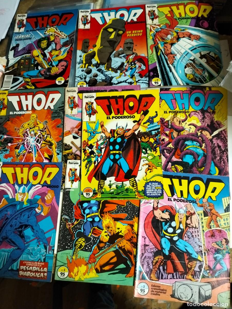 Tebeos: THOR vol. 1. # 1, 2, 3, 4 ,5, 6, 8 ,9, 10, 11 ( LOTE DE 11 NUMEROS ) FORUM...