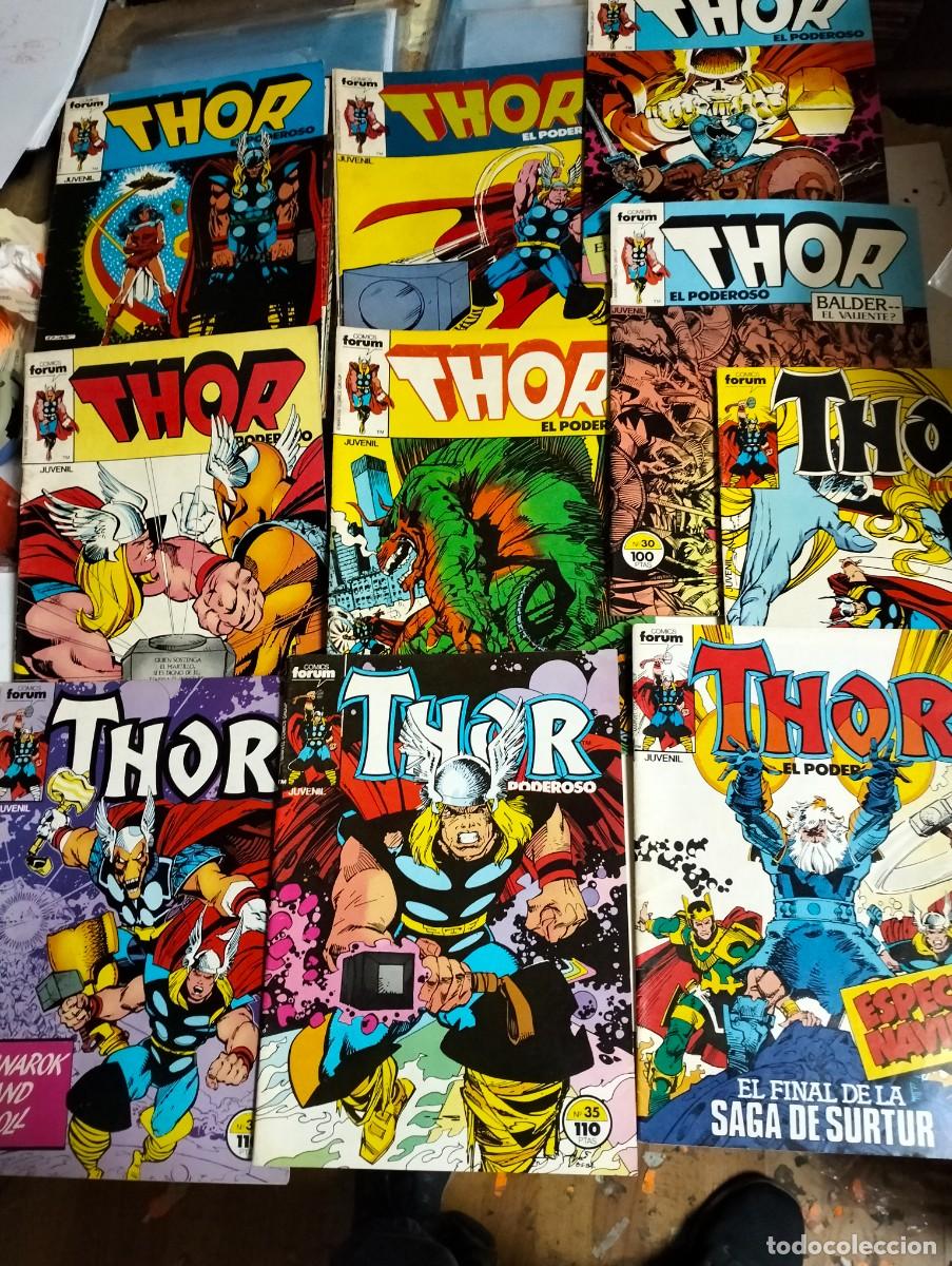 Tebeos: THOR vol. 1. # 22.24,26, 28, 29,30,31,34,35,36, ( LOTE DE 10 NUMEROS ) FORUM...