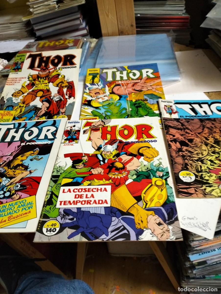 Tebeos: THOR vol. 1. #. 30, 45 ,46, 48, 49, ( LOTE DE 5 NUMEROS ) FORUM...