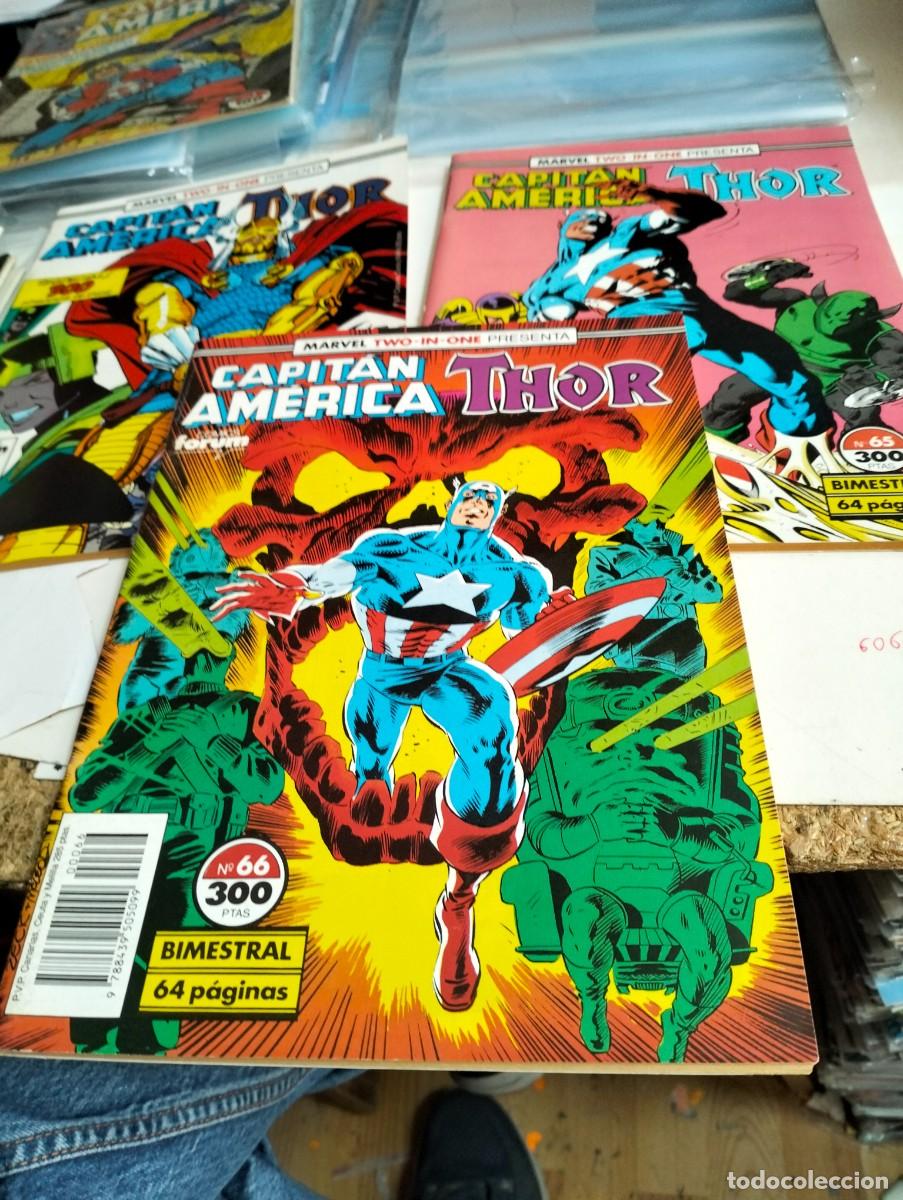 Tebeos: CAPITAN AMERICA / THOR ...vol. 1. #. 64, 65, 66 , ( LOTE DE 3 NUMEROS ) FORUM...