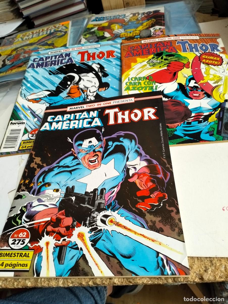 Tebeos: CAPITAN AMERICA / THOR ...vol. 1. #. 61, 62, 63 , ( LOTE DE 3 NUMEROS ) FORUM...
