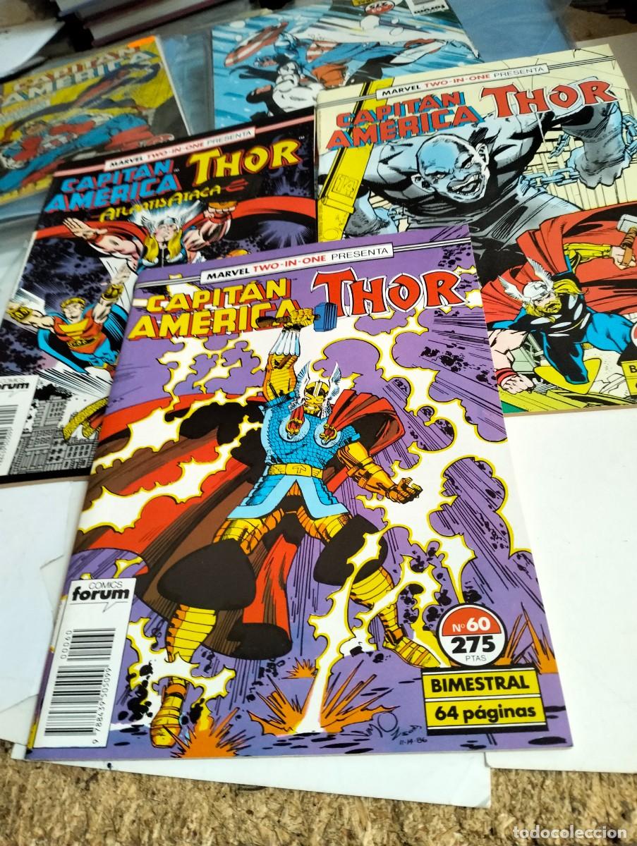 Tebeos: CAPITAN AMERICA / THOR ...vol. 1. #. 58, 59, 60 , ( LOTE DE 3 NUMEROS ) FORUM...