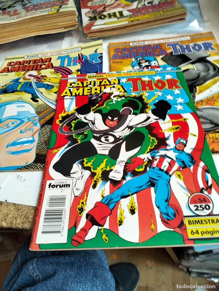 Tebeos: CAPITAN AMERICA / THOR ...vol. 1. #. 52, 53, 54 , ( LOTE DE 3 NUMEROS ) FORUM...