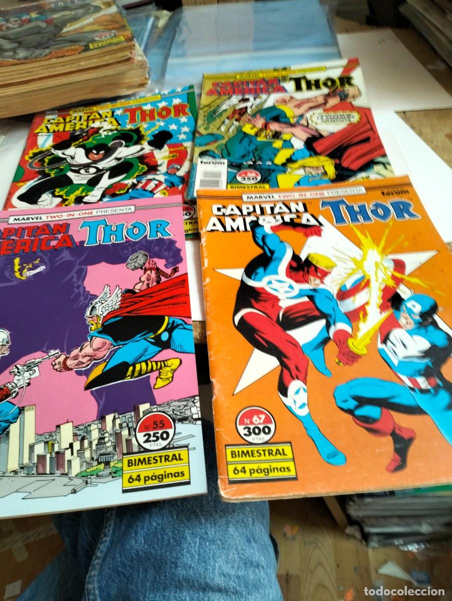Tebeos: CAPITAN AMERICA / THOR ...vol. 1. #. 54, 55, 56 , 67. ( LOTE DE 4 NUMEROS ) FORUM...