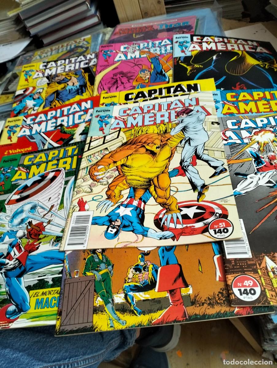 Tebeos: CAPITAN AMERICA ...vol. 1. #. 41, 42 ,43 ,44 ,45, 46, 47, 48, 49, 51. ( LOTE DE 10 NUMEROS ) FORUM