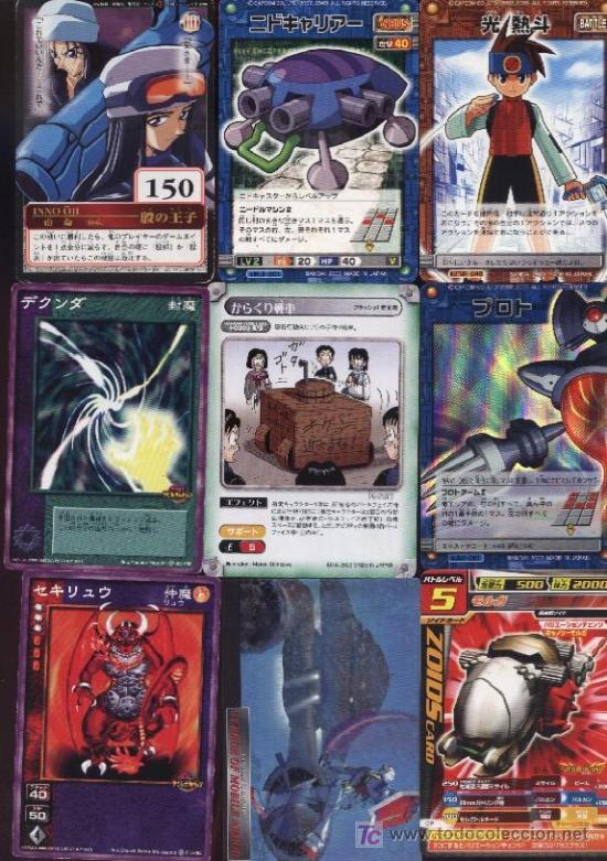 Sammelkarten: surtido de cards japonesas capcom y konami