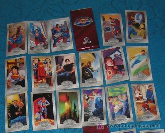 Sammelkarten: SUPERMAN THE STEEL MAN DC COMICS MARVEL FORUM RECORTITOS BORN AND DEATH OF A HERO