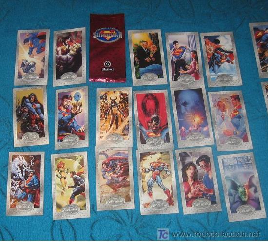 Sammelkarten: SUPERMAN THE STEEL MAN DC COMICS MARVEL FORUM RECORTITOS BORN AND DEATH OF A HERO