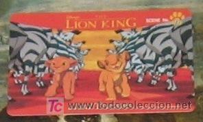 Cartes &agrave; &Eacute;changer: WALT DISNEY SEGA JAPAN EL REY LEON THE LION KING   TRADING CARD JAPONESA N&ordm; 12
