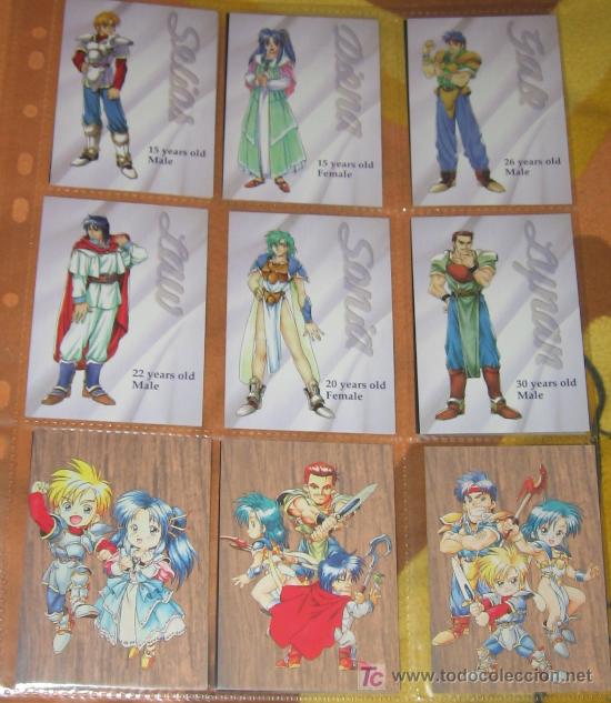 Trading cards: dragon slayers eiyuu densetsu  capcom final fantasy cards - Foto 1