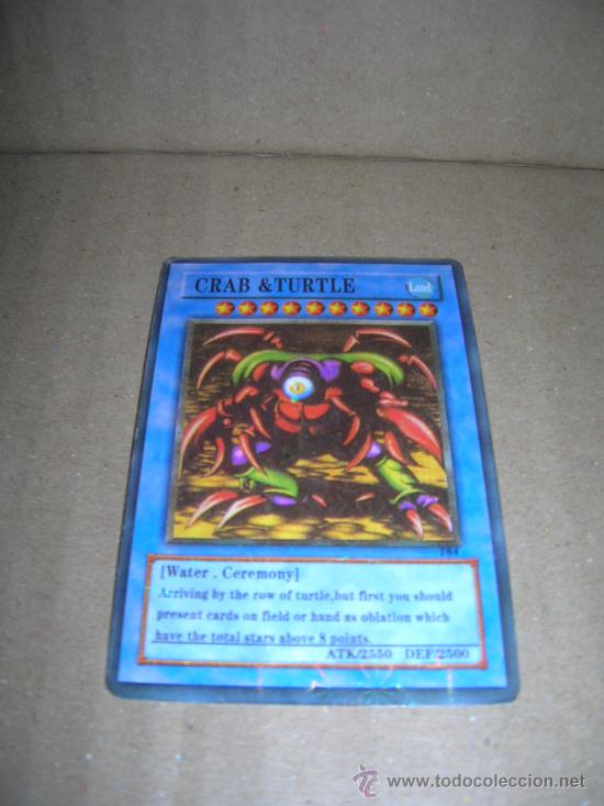 Cartes à Échanger: TRADING CARD GAME. YU-GI-OH!. Nº 184. LAND. CRAB & TURTLE (WATER. CEREMONY).