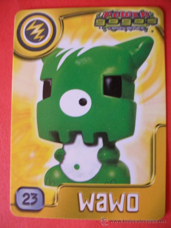 Trading cards: TRADING CARD POWER GOGOS CRAZY BONES - Foto 1