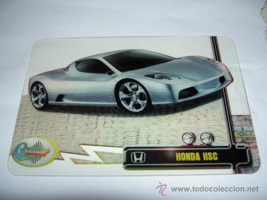 Trading cards: CRYSTAL CARD COCHE AUTO HONDA HSC N&ordm; 103 COLECCION DREAM CARS MUNDICROMO SPORT CROMOS
