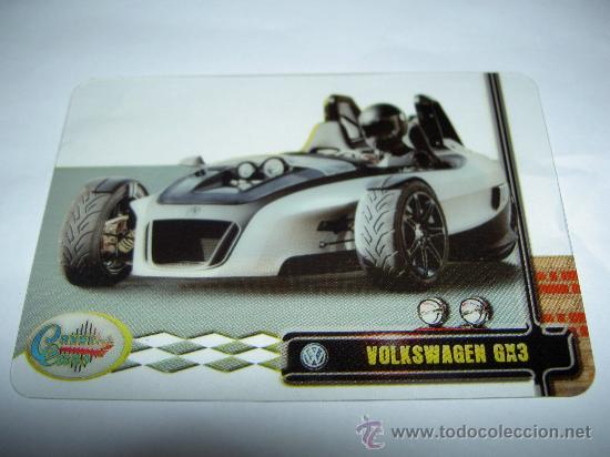 Trading Cards: CRYSTAL CARD COCHE AUTO VOLKSWAGEN GX3 N&ordm; 061 COLECCION DREAM CARS MUNDICROMO SPORT CROMOS