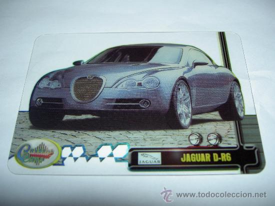 Trading Cards: CRYSTAL CARD COCHE AUTO JAGUAR D-R6 N&ordm; 049 COLECCION DREAM CARS MUNDICROMO SPORT CROMOS