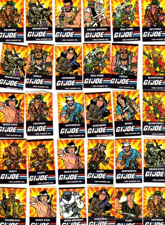 gi joe trading cards