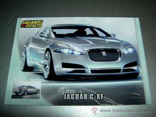 Trading Cards: CARD COCHE AUTO JAGUAR C-XF N&ordm; 271 COLECCION DREAM CARS MUNDICROMO SPORT CROMOS