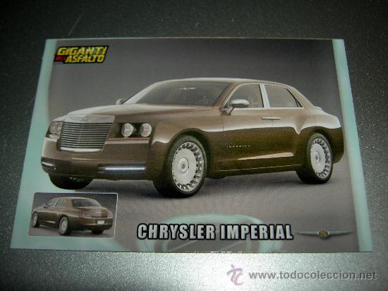 Trading Cards: CARD COCHE AUTO CHRYSLER IMPERIAL N&ordm; 280 COLECCION DREAM CARS MUNDICROMO SPORT CROMOS