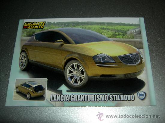 Trading cards: CARD COCHE AUTO LANCIA GRANTURISMO STILNOVO N&ordm; 283 COLECCION DREAM CARS MUNDICROMO SPORT CROMOS