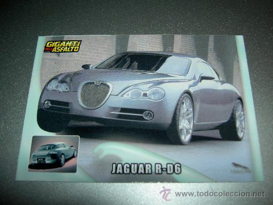 Trading Cards: CARD COCHE AUTO JAGUAR R-D6 N&ordm; 285 COLECCION DREAM CARS MUNDICROMO SPORT CROMOS